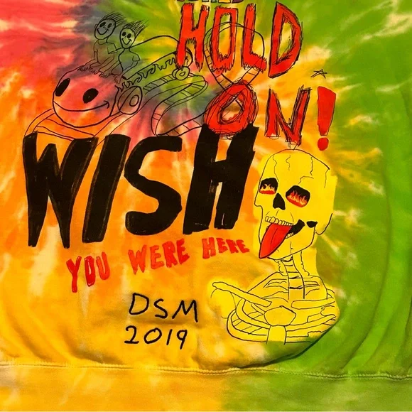 Cactus Jack by Travis Scott Astroworld x DSM Down to Earth Tie Dye Hoodi… - Picture 6 of 8